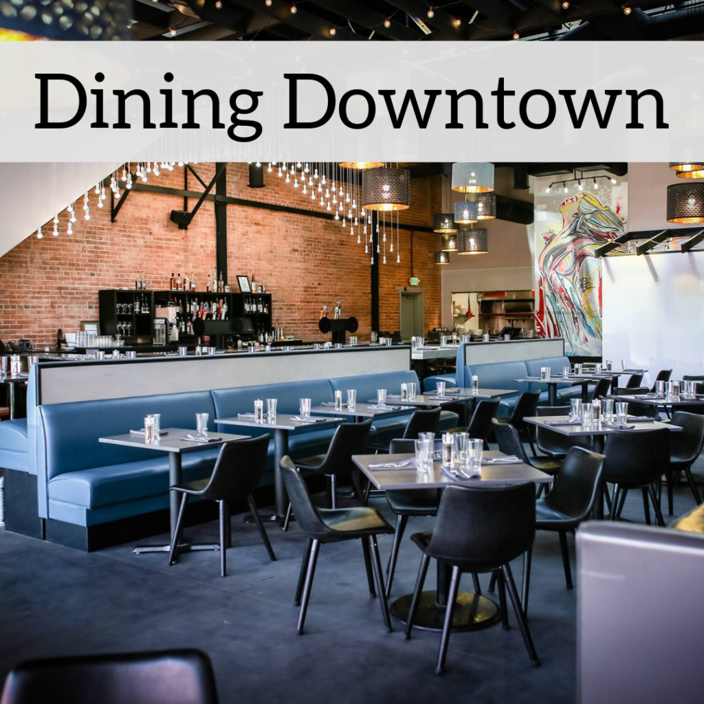 Dining Downtown Button