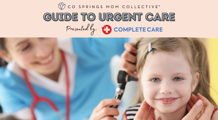 Urgent Care Guide Featured Image showing a doctor checking the ears of her young patient