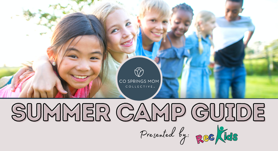 Summer Camp Guide 2024 Image showing 6 kids playing outside together