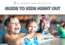 Kids Night Out Featured Image showing kids swimming