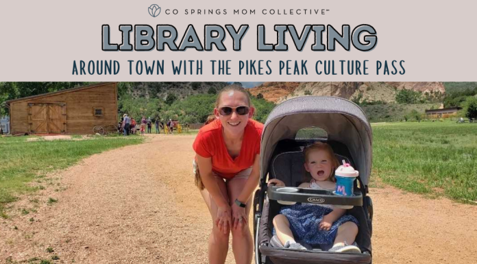 PPLD Culture Pass featured image with a mom standing next to a stroller that is holding her child