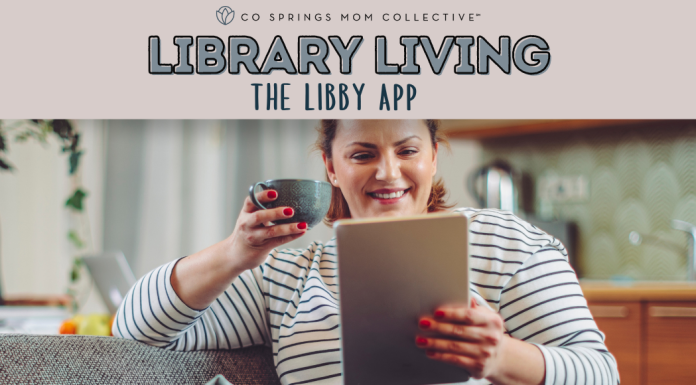Libby App woman reading her kindle