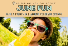 Guide to June Fun in Colorado Springs image featuring a young boy eating an orange popsicle
